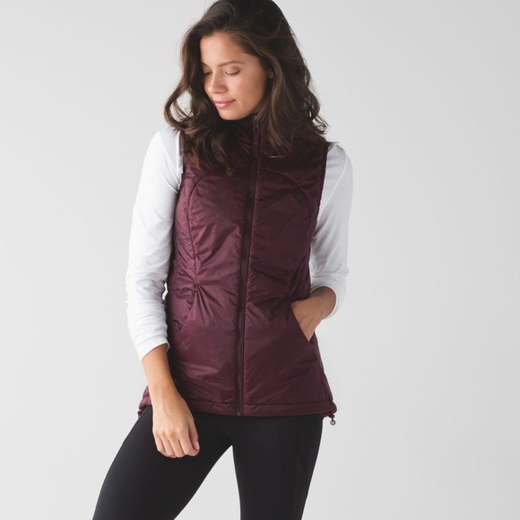 lululemon athletica Jackets & Blazers - Lululemon Layer Up Vest
Bordeaux Drama / Prep Red size 8